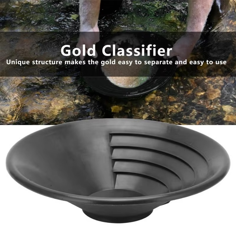 15 inch Hot Sale Plastic Gold Pan Basin Nugget Mining Pan