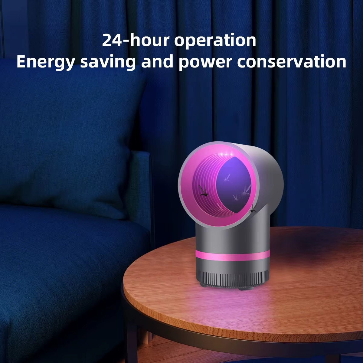 New USB Electric Mosquito Killer Lamp for Home Use Powerful Suction Gravidtrap Portable Rechargeable Silent Mosquito Trap Lamp