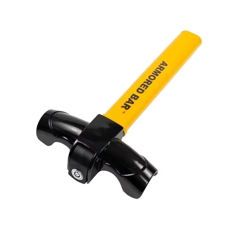 Steering wheel lock, car safety rotation T-type steering wheel anti-theft lock Universal car steering wheel lock with 2 keys