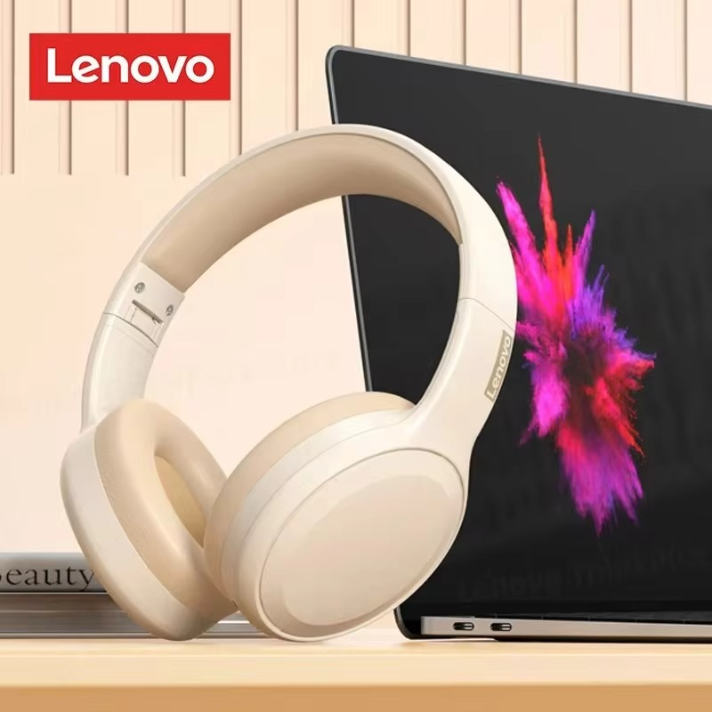 Choice Lenovo TH30 Wireless Headphones Bluetooth 5.3 Earphones Foldable Game Headset Sport Headphone with Mic Music Earbud