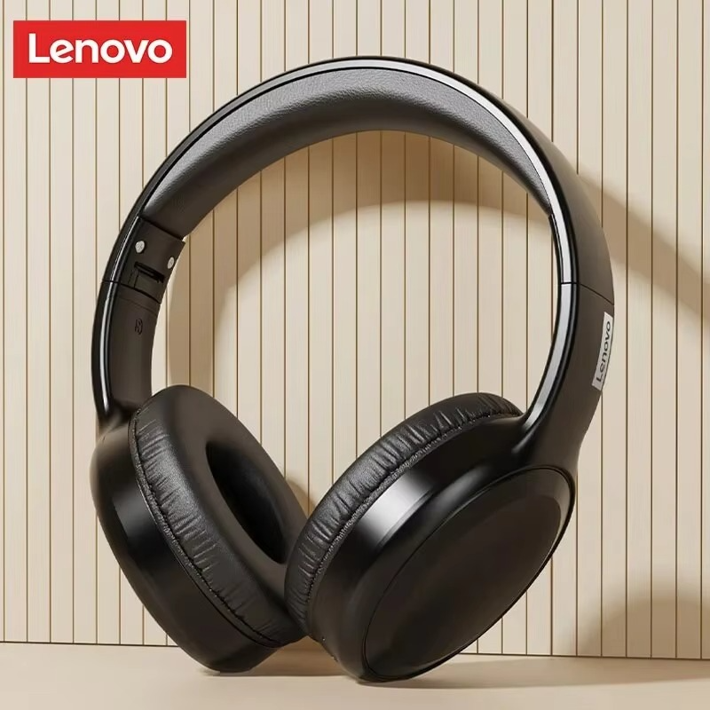 Choice Lenovo TH30 Wireless Headphones Bluetooth 5.3 Earphones Foldable Game Headset Sport Headphone with Mic Music Earbud