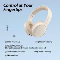 Choice Lenovo TH30 Wireless Headphones Bluetooth 5.3 Earphones Foldable Game Headset Sport Headphone with Mic Music Earbud