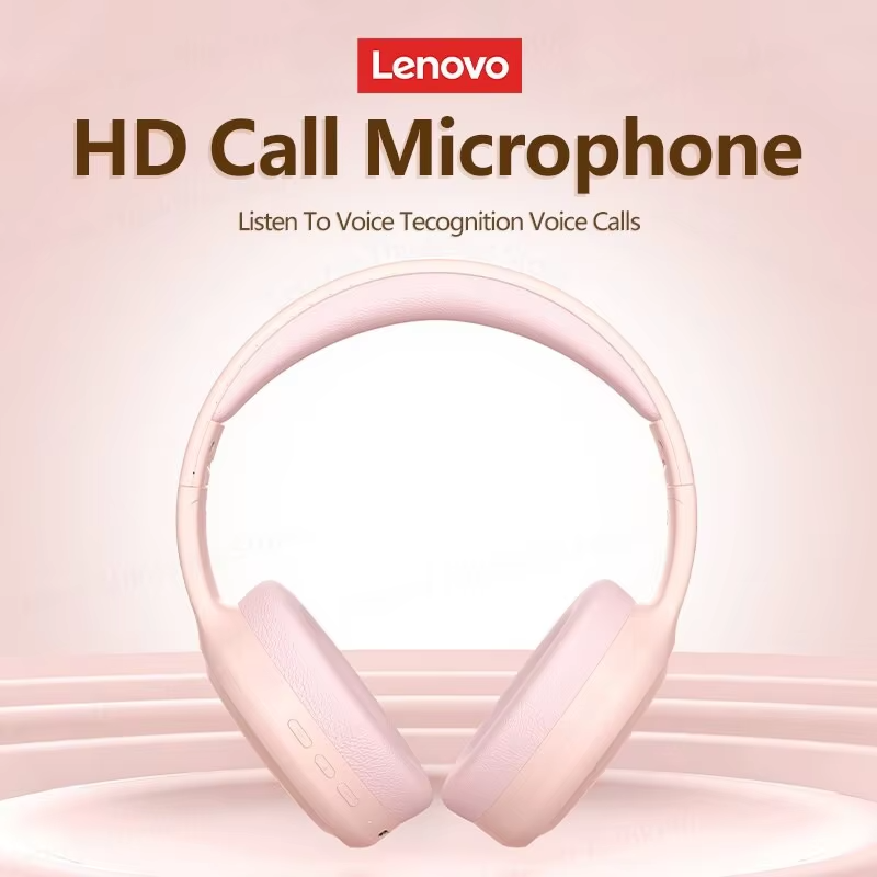 Choice Lenovo TH30 Wireless Headphones Bluetooth 5.3 Earphones Foldable Game Headset Sport Headphone with Mic Music Earbud