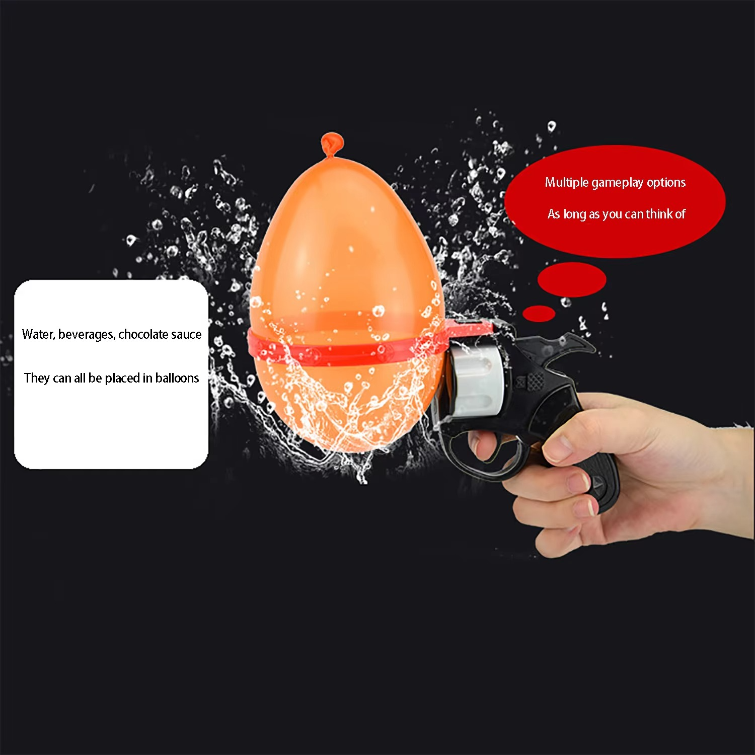 Russian Roulette Balloon Novelty Funny Turntable Balloon