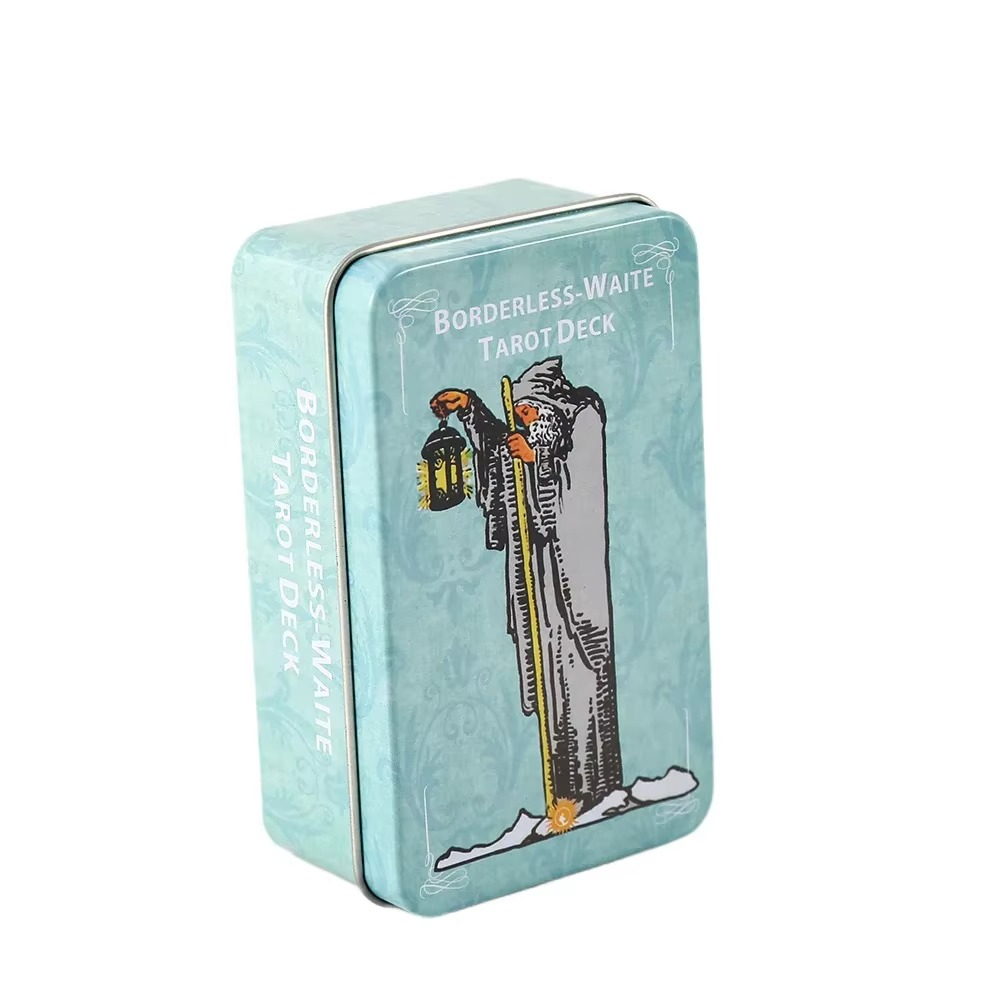 Borderless Edition tarot Deck gold Edge Tarot Oracle Cards 78 Cards