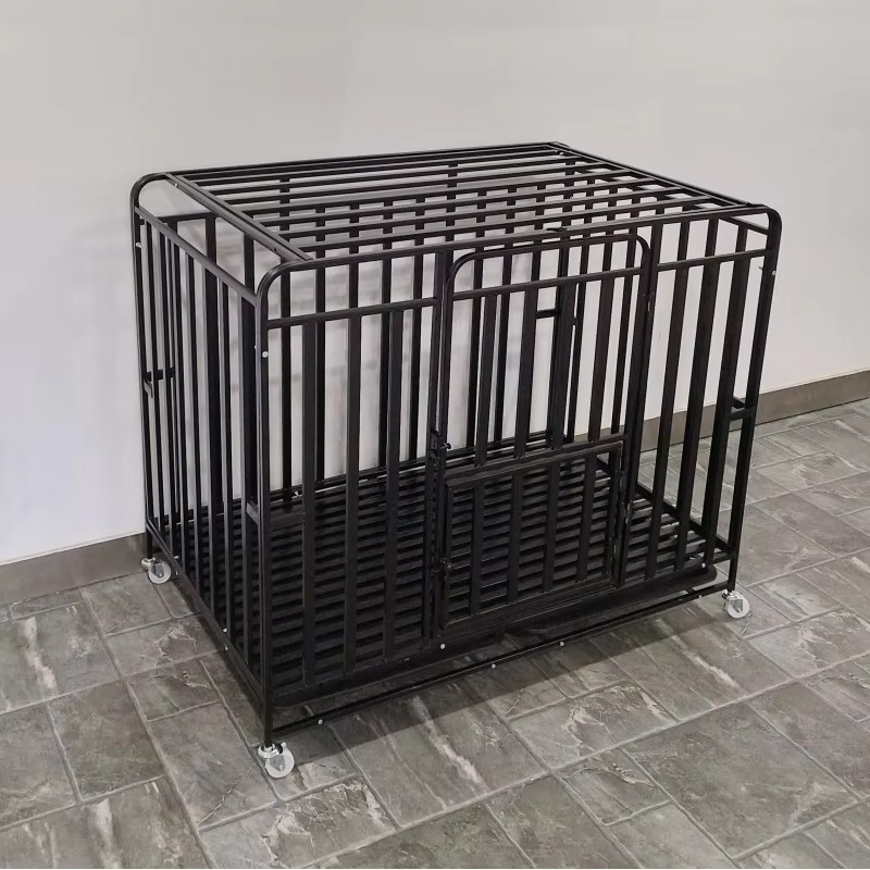 Customized Design Pet House Cages Metal Art Husky Temporary Playpen Large Cat Outdoor Kennel With Double Doors For Dogs 100K+ similar items sold