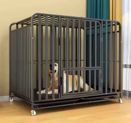 Customized Design Pet House Cages Metal Art Husky Temporary Playpen Large Cat Outdoor Kennel With Double Doors For Dogs 100K+ similar items sold