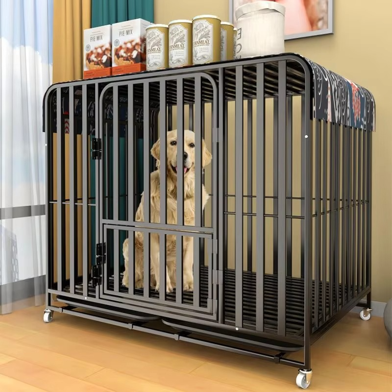 Customized Design Pet House Cages Metal Art Husky Temporary Playpen Large Cat Outdoor Kennel With Double Doors For Dogs 100K+ similar items sold