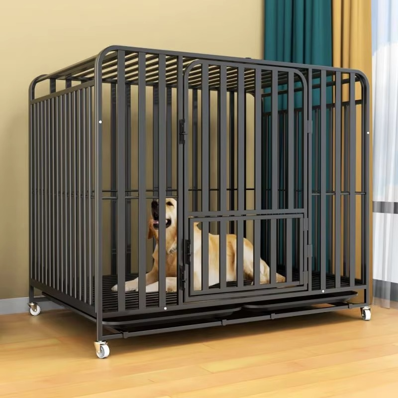 Customized Design Pet House Cages Metal Art Husky Temporary Playpen Large Cat Outdoor Kennel With Double Doors For Dogs 100K+ similar items sold