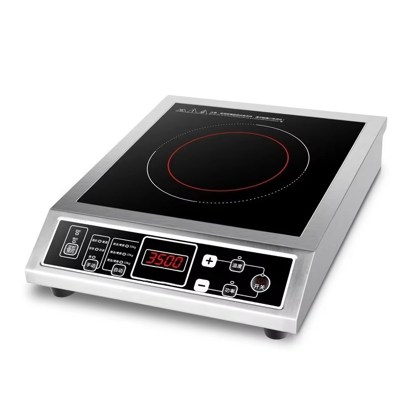 220V Induction Cooker Commercial High-power Single-head Electromagnetic Stove Button