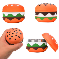 70mm Hanbao Shaped Herb Grinder 4-Layer Manual Rotary Grinding Metal Grinder