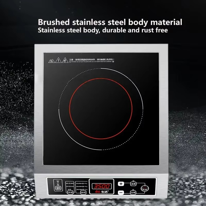 Induction Cooker 3500W High-power Stir-frying Button commercial electric cooker canteen induction cooker stoves