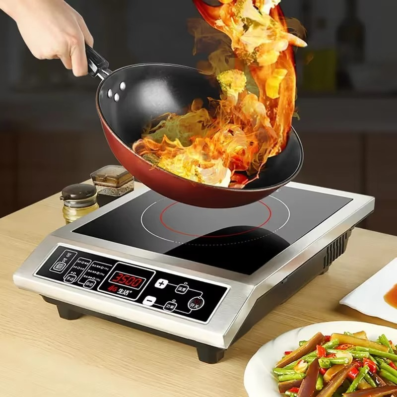 Induction Cooker 3500W High-power Stir-frying Button commercial electric cooker canteen induction cooker stoves