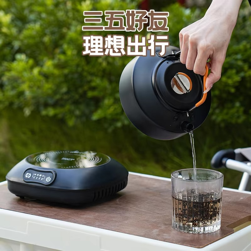 Intelligent small induction cooker portable multi-purpose circular 800w low-power button heating base