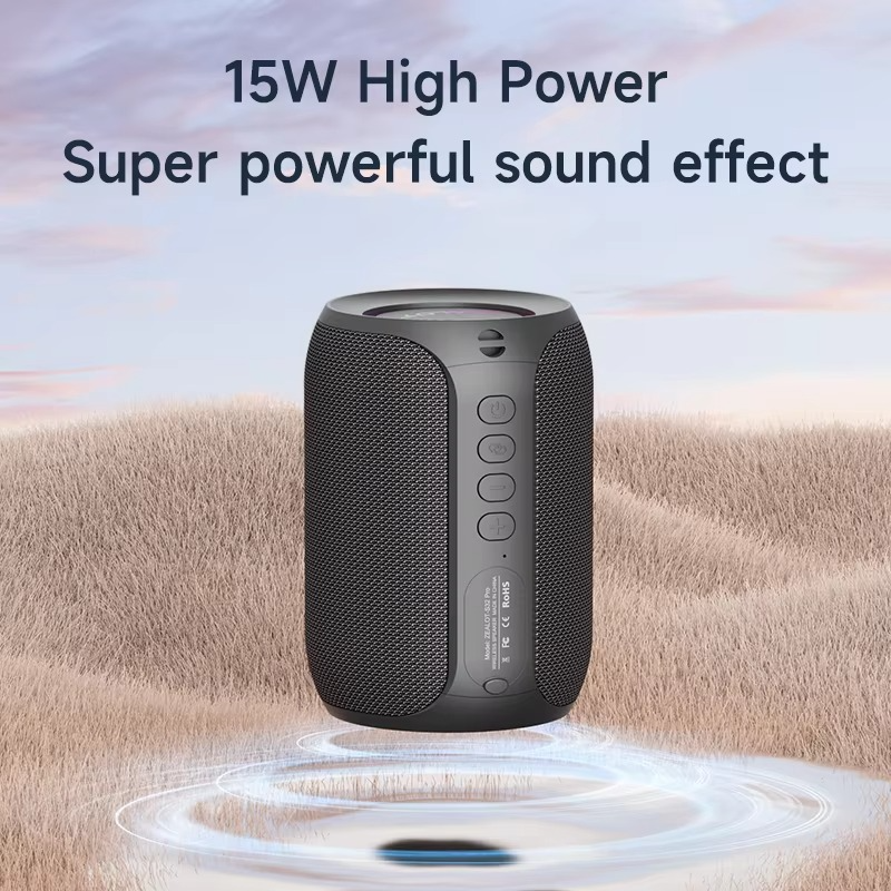 Zealot-S32PRO Powerful Bluetoooth Speaker, Bass Wireless, LED Light, Outdoor Speakers, Subwoofer, Waterproof Sound Box Support