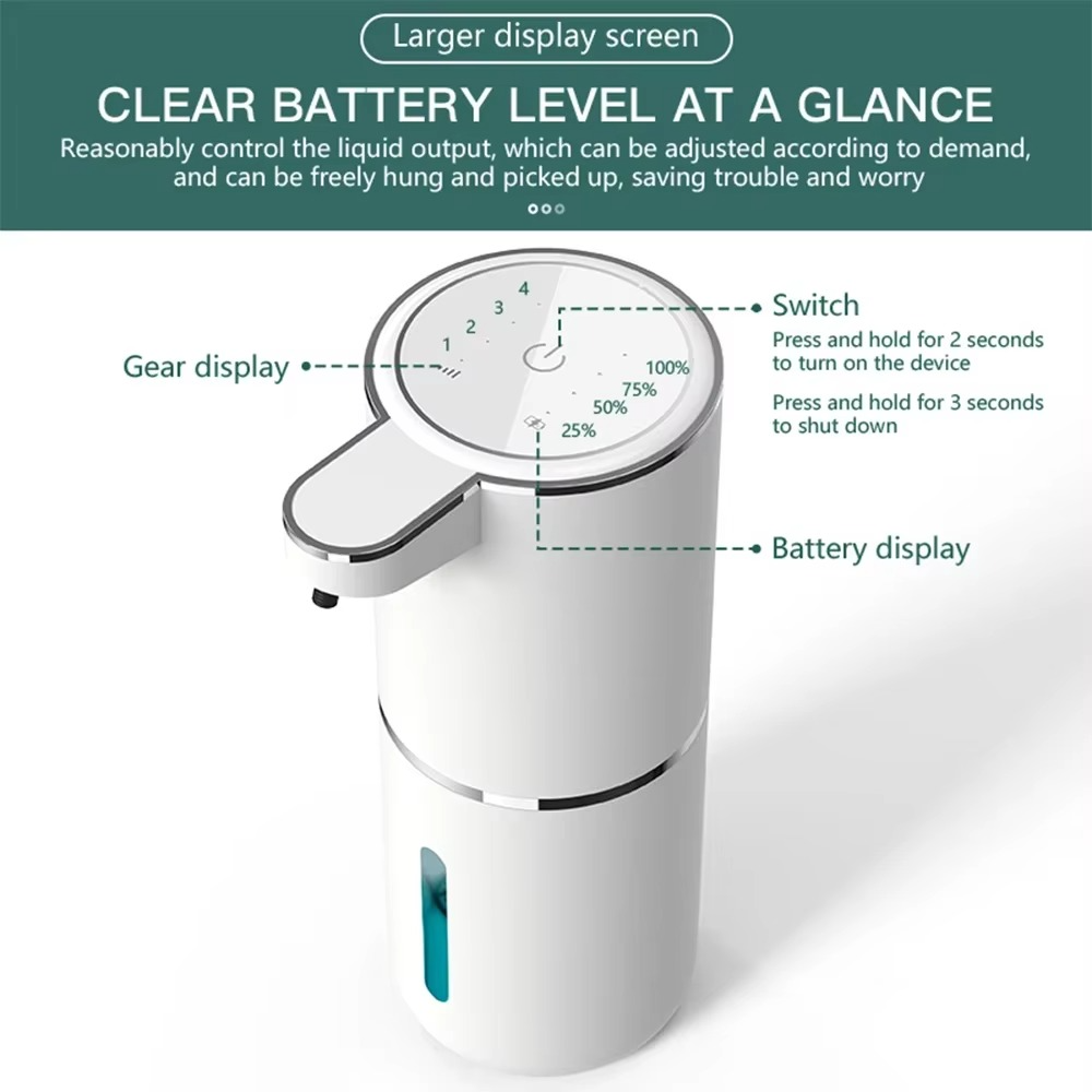 Smart induction soap dispenser Automatic hand sanitizer Electric wall mounted foam mobile phone USB rechargeable soap dispenser