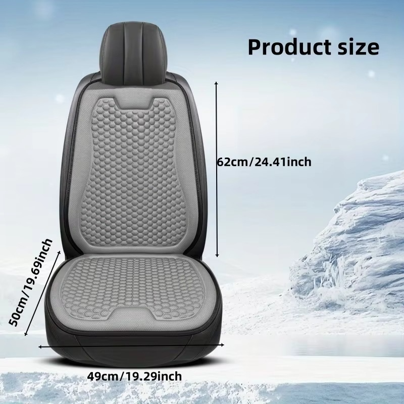 Universal Car Seat Cover Summer Ice-cold and Smooth-wire Car Seat Cushion Anti-slip Base Firmly Fit Car Interior Accessories