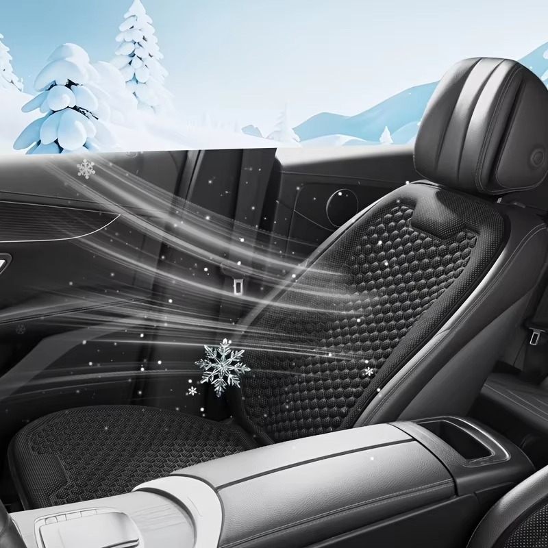 Universal Car Seat Cover Summer Ice-cold and Smooth-wire Car Seat Cushion Anti-slip Base Firmly Fit Car Interior Accessories