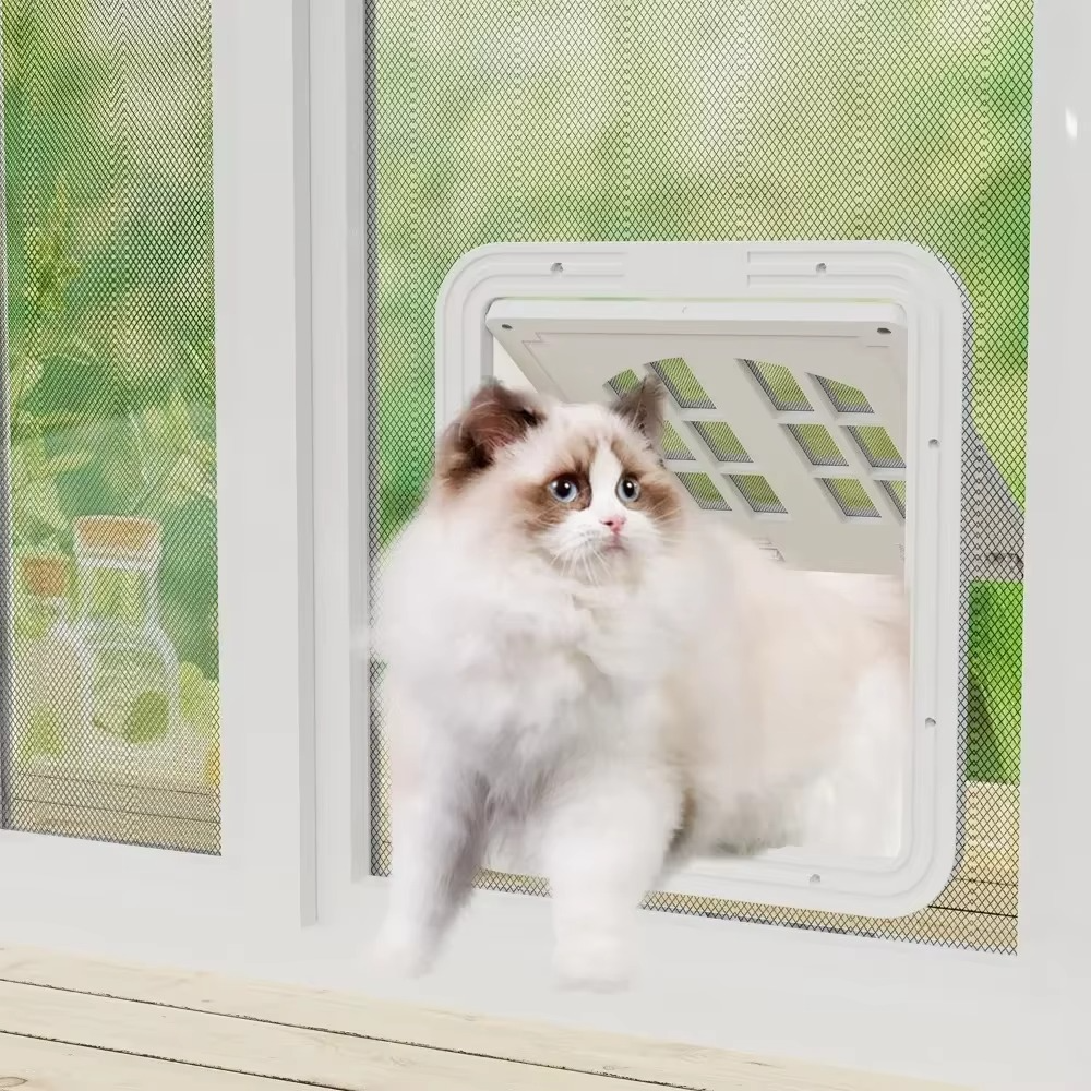 New Pet Screen Doors, Pet Supplies, Cat Door Openings, Cat and Dog Doors, Cat and Dog Doors, Free Entry and Exit Doors
