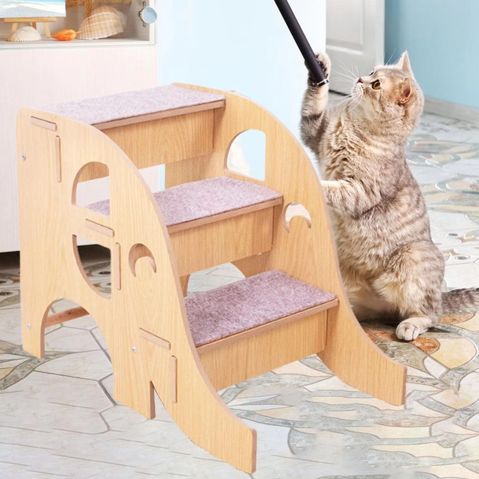 Dog Steps for Couch for Older Cats Pet Supplies Dog Indoor Ramp Pet Cat Stairs Dog Climbing Ladder for Car Indoor Couch Sofa