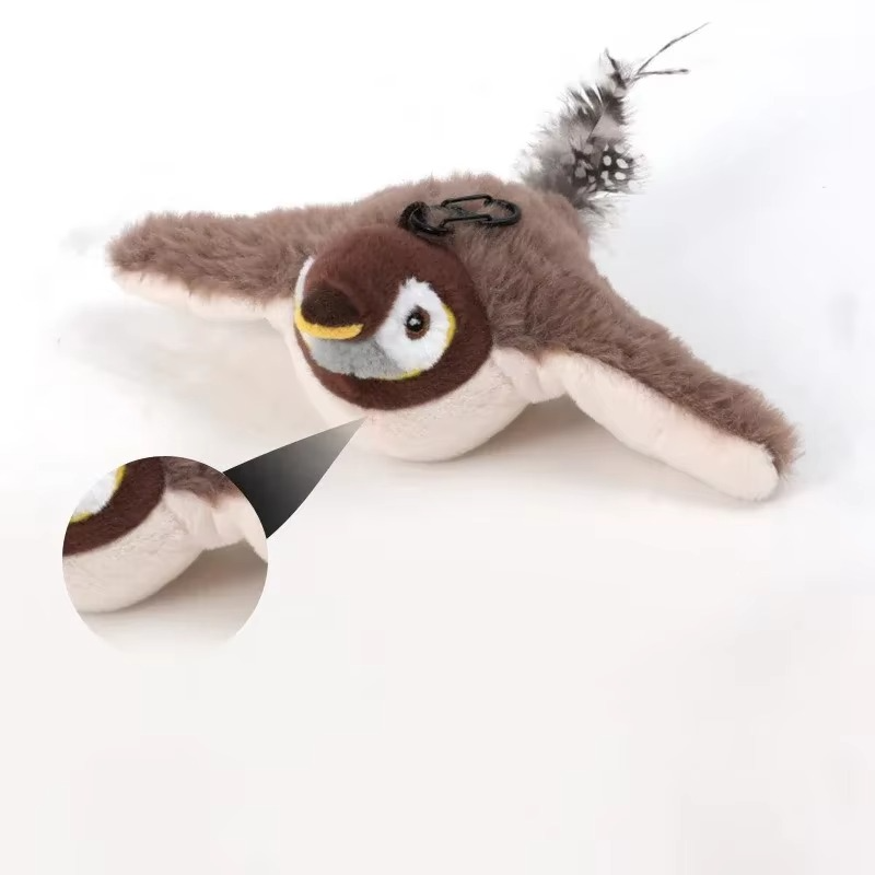Hot Rechargeable Bird Cat Toy Things for Cats Interactive Cat Toys Catnip Cat's Accessories Supplies Pet Products Home Garden