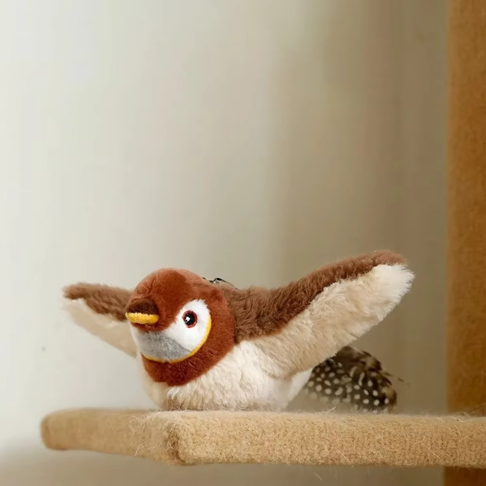 Hot Rechargeable Bird Cat Toy Things for Cats Interactive Cat Toys Catnip Cat's Accessories Supplies Pet Products Home Garden