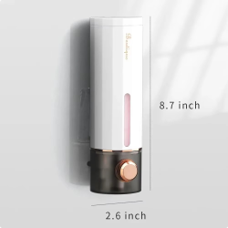 450ML Non-Perforating Soap Dispenser Hand Sanitizer Wall Hanger Press Dispenser Home Hotel Shower Gel Shampoo Box Wall Mount