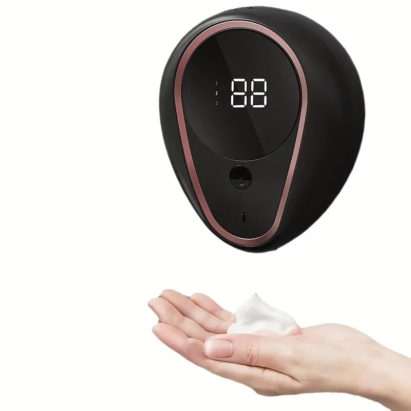 Soap Bottle Automatic Soap Dispenser 300ML Foam Rechargeable Soap Dispenser Wall-mounted Foam Smart Hand Washing Soap Dispenser