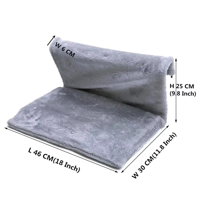 Hanging Cat Bed Hammock Luxury Radiator Bed Warm Fleece Basket Pet Metal Iron Frame Sleeping Bed for Cats