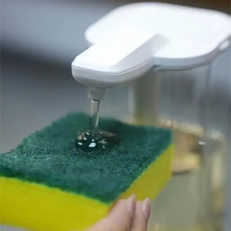 Touchless Automatic Soap Dispenser - 550ml USB Rechargeable No Contact for Liquid Soap/Disinfectant Ideal for Kitchen/Bathroom