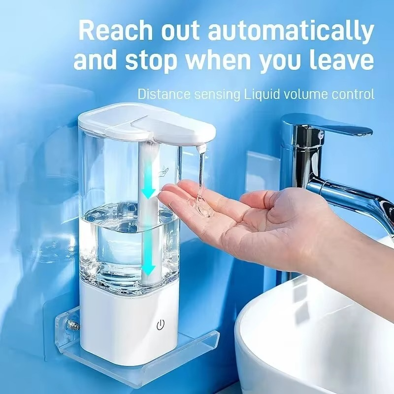 Automatic Soap Dispenser Infrared Sensing Foam Hand Sanitizer USB Rechargeable Foaming Hand Soap Dispenser For Home Bathrooms