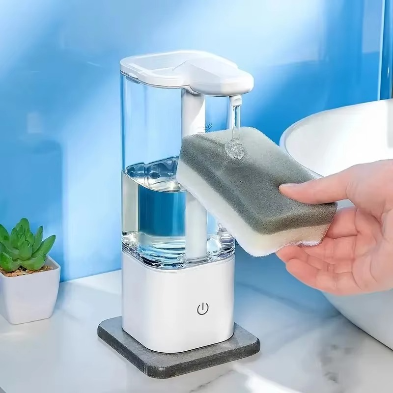 Automatic Soap Dispenser Infrared Sensing Foam Hand Sanitizer USB Rechargeable Foaming Hand Soap Dispenser For Home Bathrooms