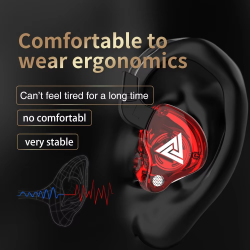 QKZ AK6 HiFi Sound Quality Earphone With Wire Gaming Headset Gamer Headphones