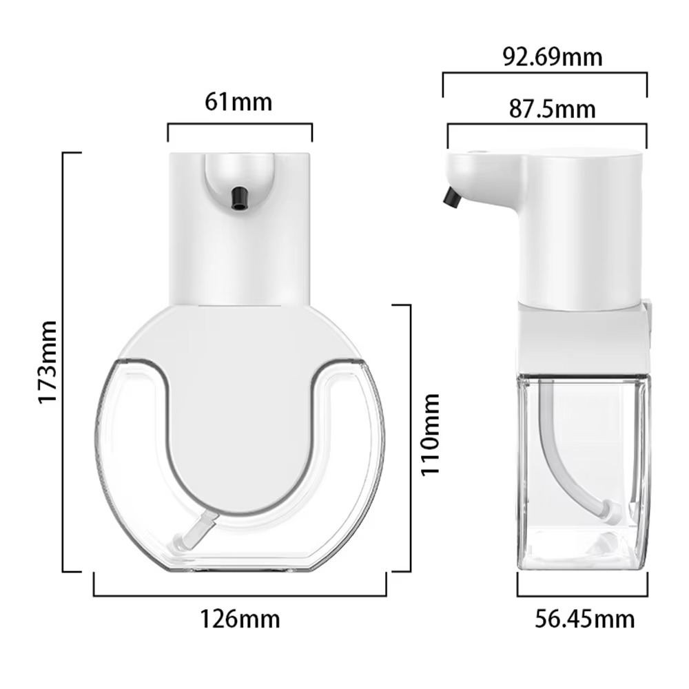 Automatic Sensing Soap Dispenser Wall Mounted Smart Infrared Sensor Foam Dispenser Bathroom Touchless Hand Washing Machine 420ML