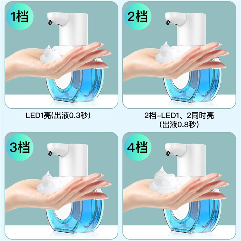 Automatic Sensing Soap Dispenser Wall Mounted Smart Infrared Sensor Foam Dispenser Bathroom Touchless Hand Washing Machine 420ML