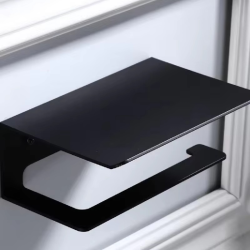 AT44-Tissue Holder Wall-Mounted Bathroom Accessories Mobile Phone Rack Toilet Rack Tissue Bo