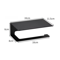 AT44-Tissue Holder Wall-Mounted Bathroom Accessories Mobile Phone Rack Toilet Rack Tissue Bo