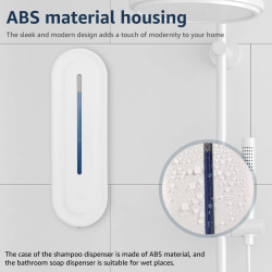 420ml Automatic Soap Dispenser Adjustable Touchless Motion Sensor Smart Bathroom Hand Sanitizer Soap Dispenser