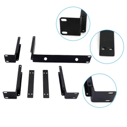 1 Pcs Rack Mounting Bracket Metal Frame For SLX4 Metal Black Wireless Receiver Wireless Microphone Audio Accessories