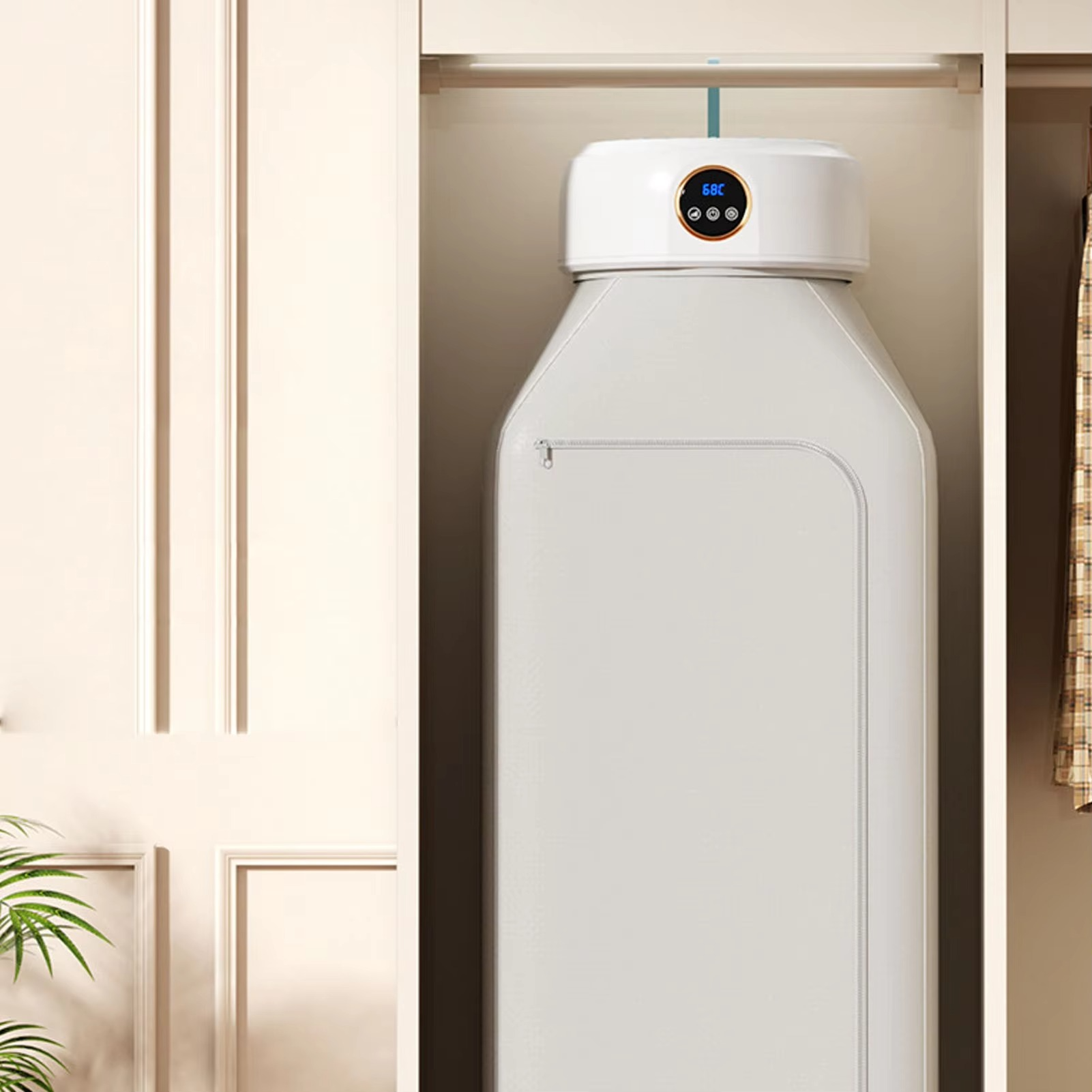 Portable Mini Clothes Dryer - Compact & Foldable Electric Laundry Drying Machine for Home, Travel, - Fast & Energy Efficient