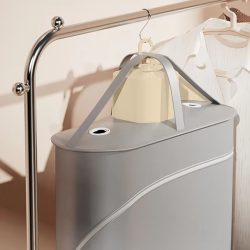 DMWD Electric Clothes Dryer Desktop Air Fan Heater Bed Warmer Folding Wardrobe Laundry Dehydrator Baby Cloth Drying Machine Rack