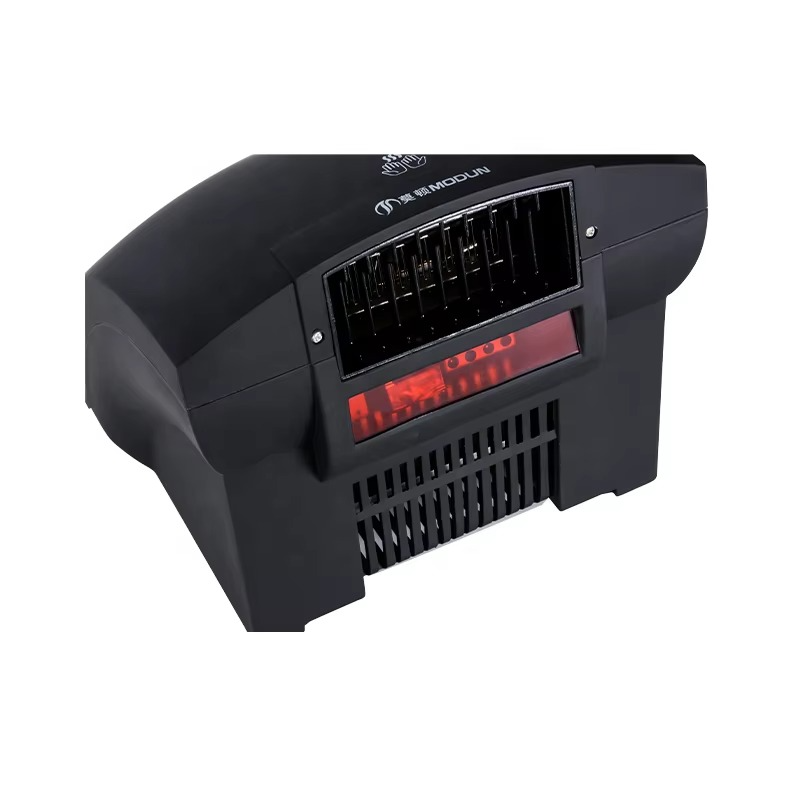 Bathroom Automatic Airblade Hand Dryer Black For Toilet