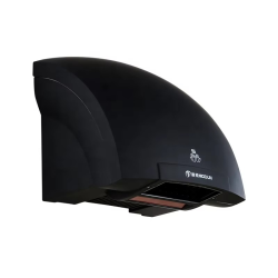 Bathroom Automatic Airblade Hand Dryer Black For Toilet