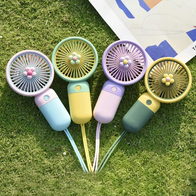 Outdoor Camping Fan Rechargeable Desktop Portable Circulator Wireless Ceiling Electric Fan Light Mini Standing LED Fan Lamp