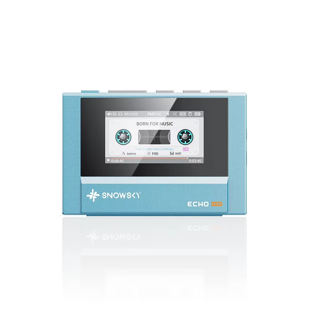 SnowSky/FiiO Echo Mini HiFi Bluetooth MP3 Pure Music Player, 15Hours Playback, 3.5mm/4.4mm Headphones Output
