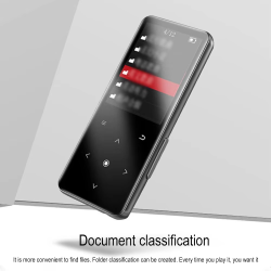 2025 New MP3 Player 1.8inch Touch MP3 MP4 HiFi Music Player Bluetooth 5.0 Built-in Speaker Walkman w/Radio FM Record for Student