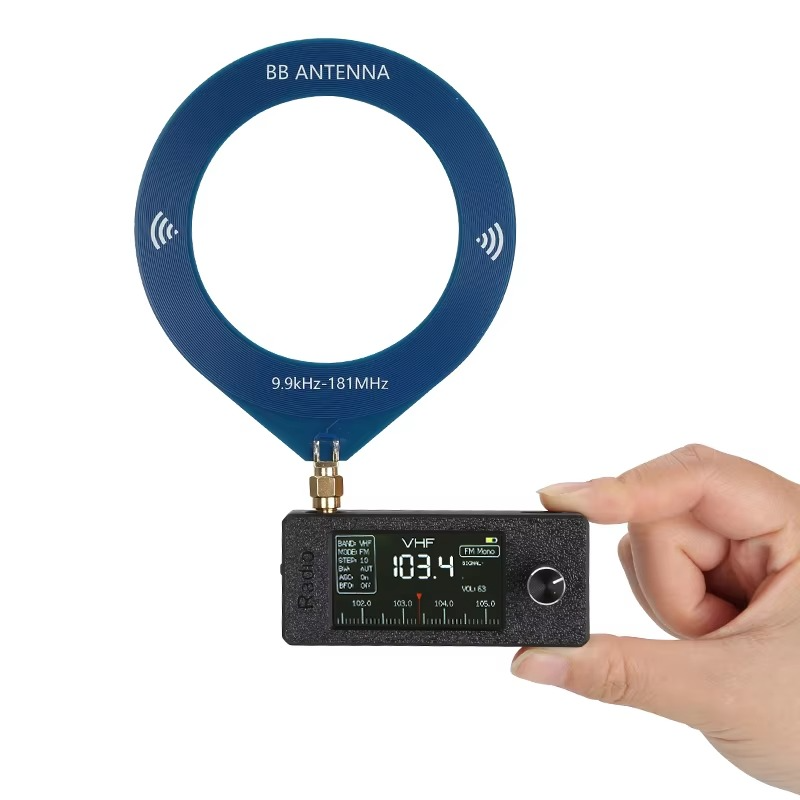 Updated Version ATS-mini V2 0.5-108MHz SI4732 Mini Radio Pocket SSB Radio with 2pcs Antenna FM/AM All Band ESP32 Radio Receiver