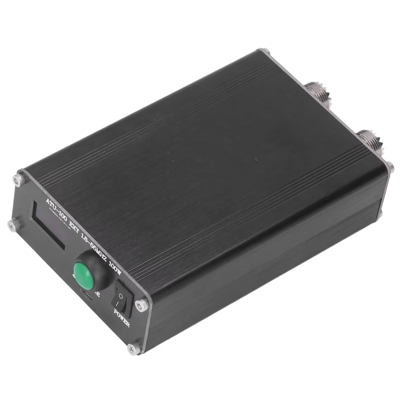 ATU‑100 Antenna Tuner Mini Automatic for Radio Equipment 1.8~55MHz 0.96IN with Housing