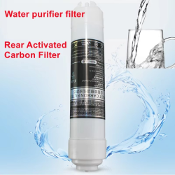 For Home Kitchen Water Purifier 10inch T33 Rear Activated Carbon Filter