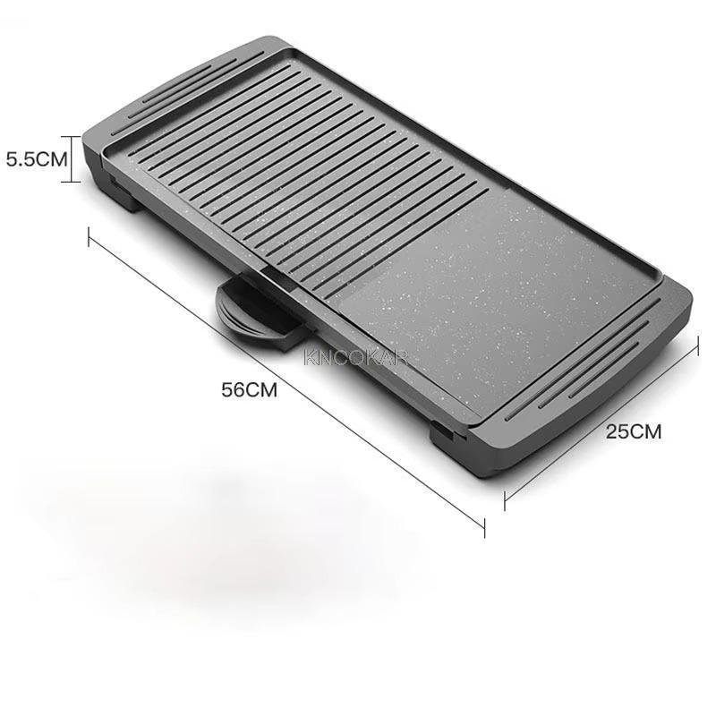 Multifunctional Electric Barbecue Grill Household Smokeless Barbecue Machine Oven Baking Tray Electric Hot Plate Teppanyaki 220V